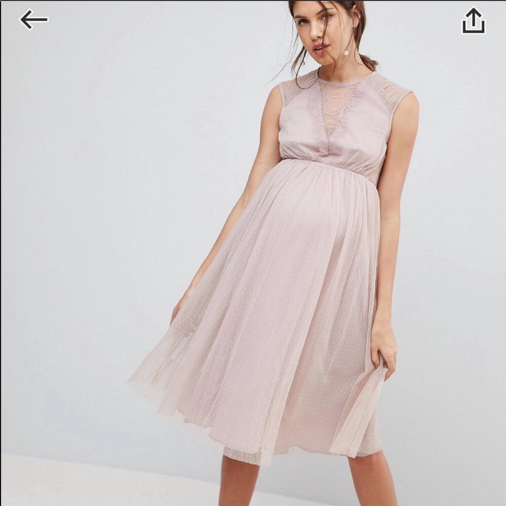 Asos maternity dress